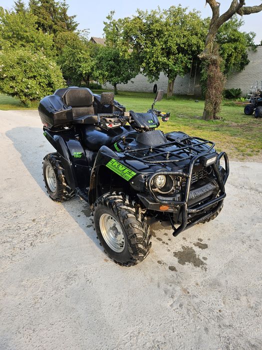 Kawasaki kvf 750 quad 4x4, wtrysk,  zarejestrowany, 2008 rok