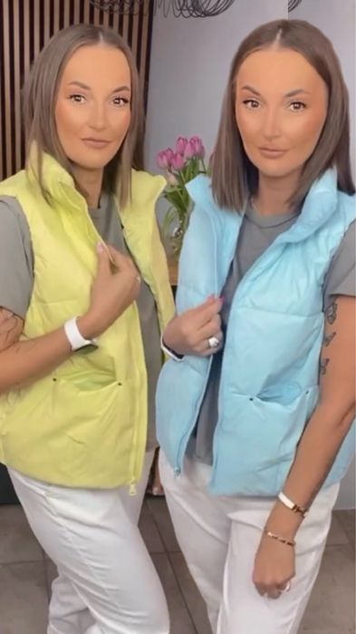 Kamizelka naturalny puch , nowość !!