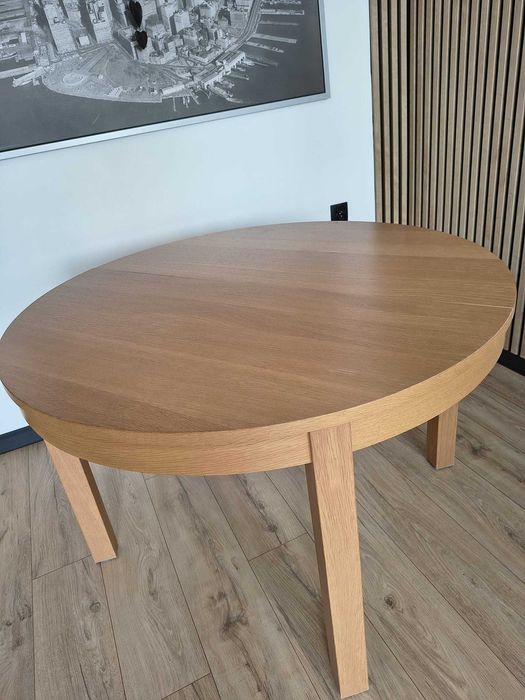 Stół okrągły rozkładany