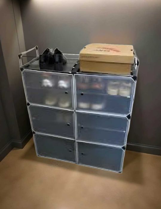 Полиця для взуття закрита стелаж для обуви