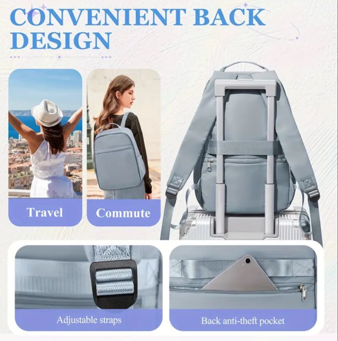 Рюкзак ручна кладь поклажа 40 25 20 см портфель сумка валіза чемодан