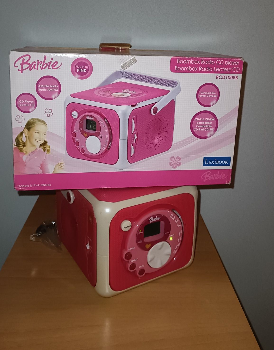 CD player/ rádio da Barbie