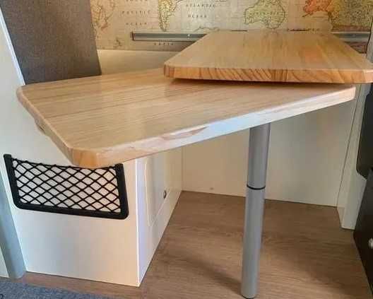 Pé de Mesa extensível e Rotativo, Divisível a Meio - REIMO