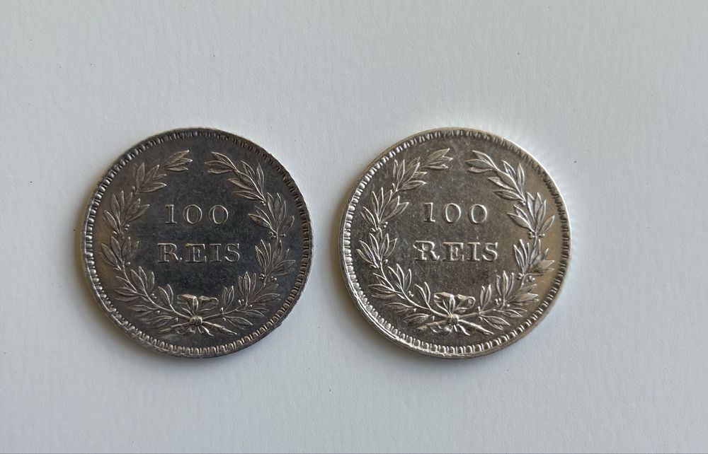 Moeda 100 Reis D. Maria II