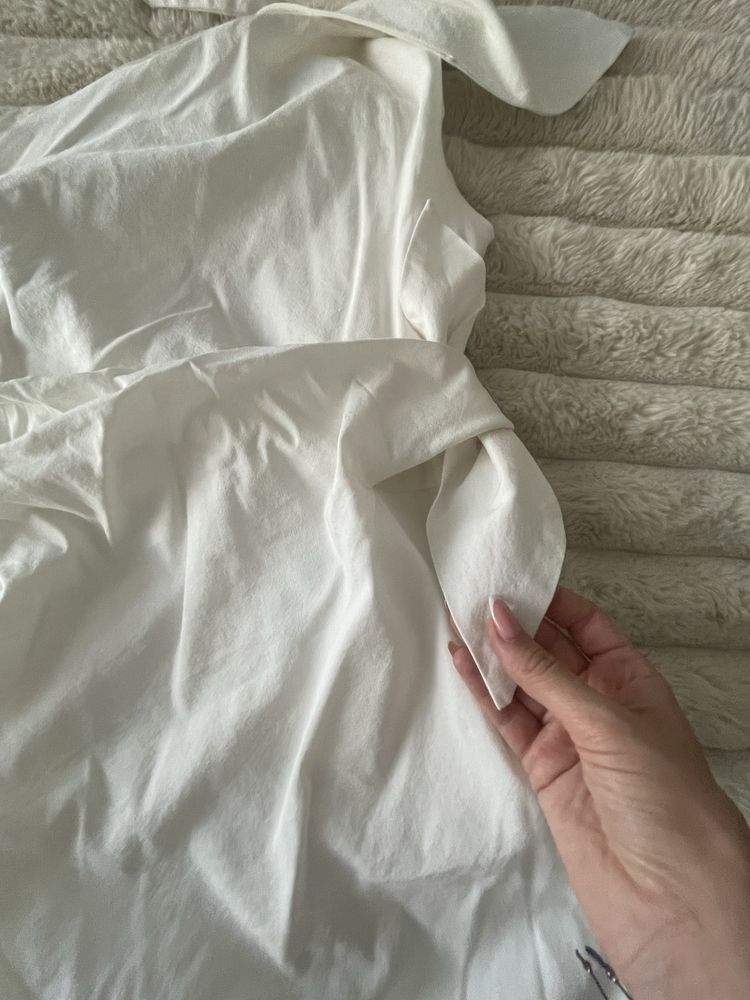 Sukienka mini, Zara - S/36, ecru