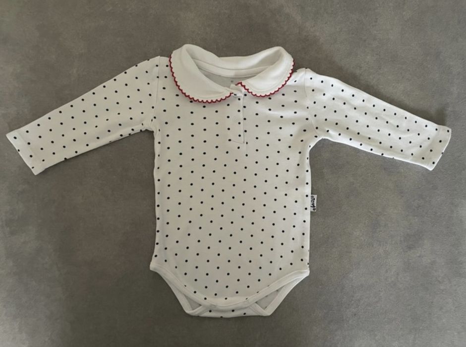 Body z długim rękawem r. 80