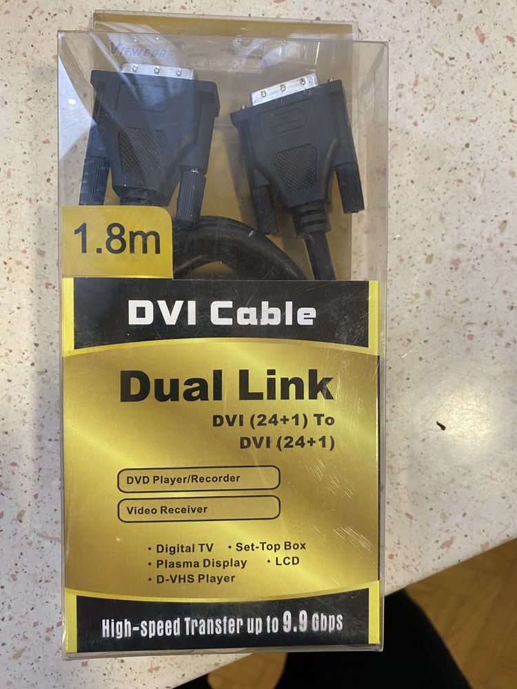 Кабель DVI 1.8m Dual link