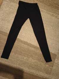 czarne legginsy długie nowe