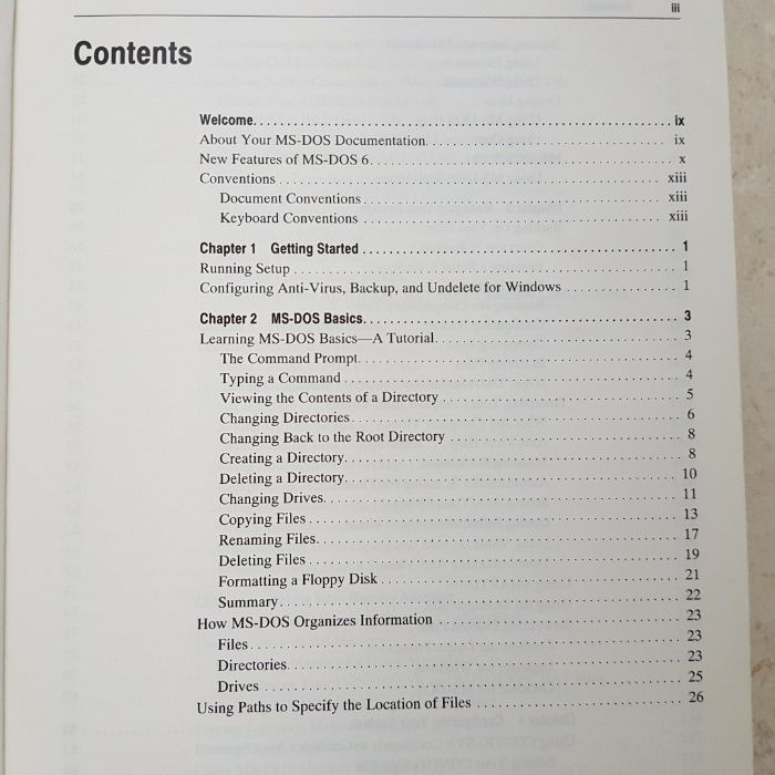 Manual MS-Dos 6.0