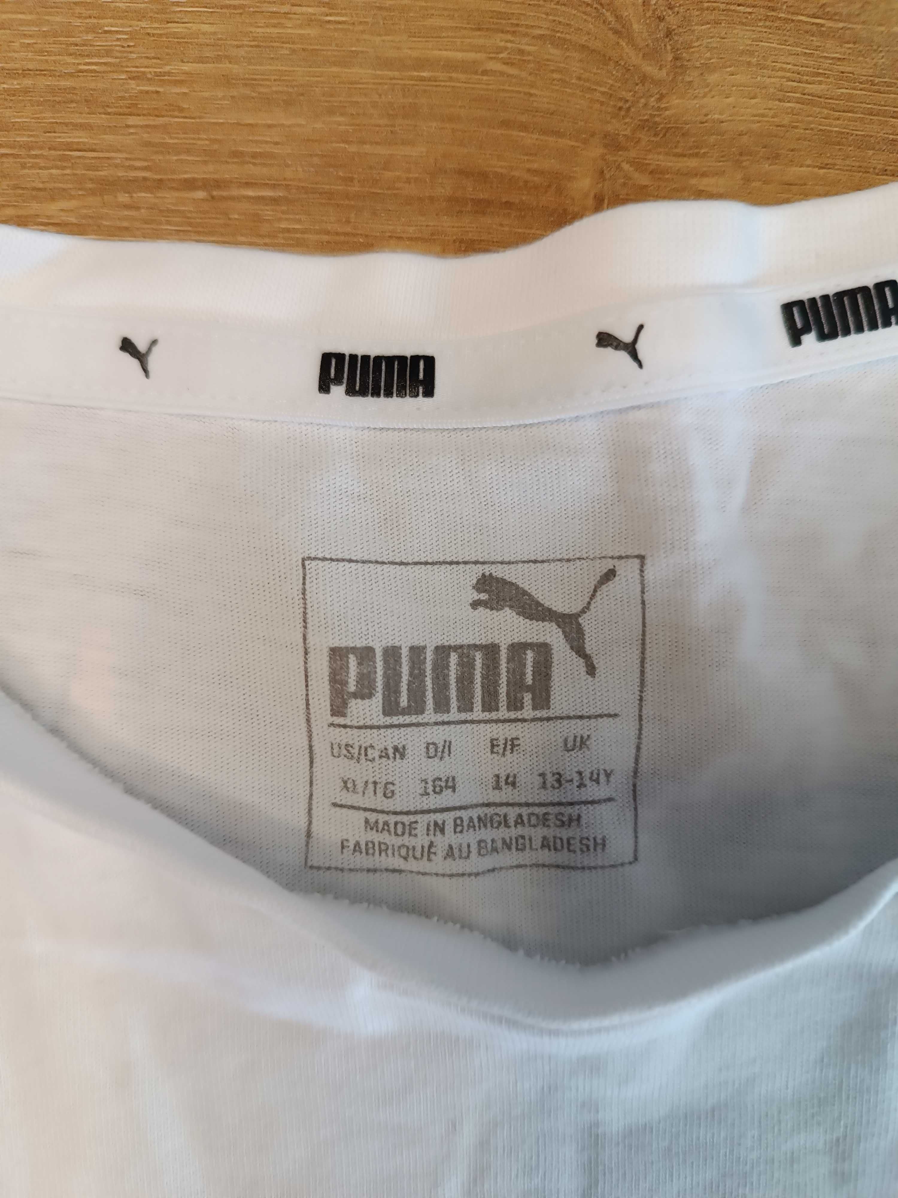 Koszulka Puma rozmiar 164 biała