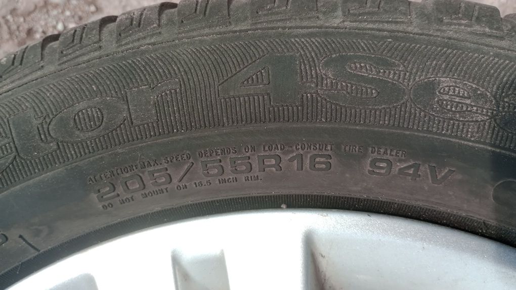 Alufelgi 5x110 z oponami 205/55 R16