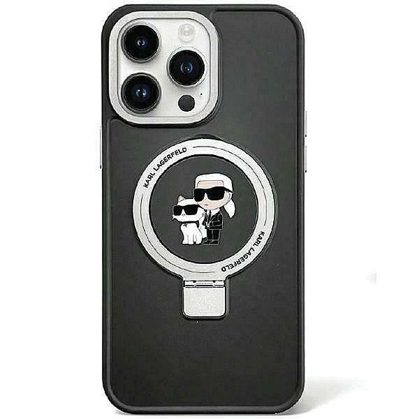 Etui Karl Lagerfeld Ring Stand Karl&Choupettte MagSafe do iPhone 15 Pl