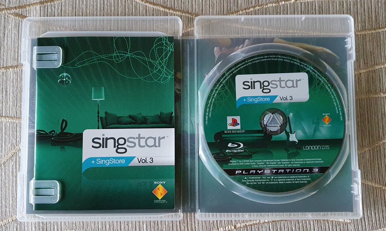 Jogo Ps3 Singstar com Microfones