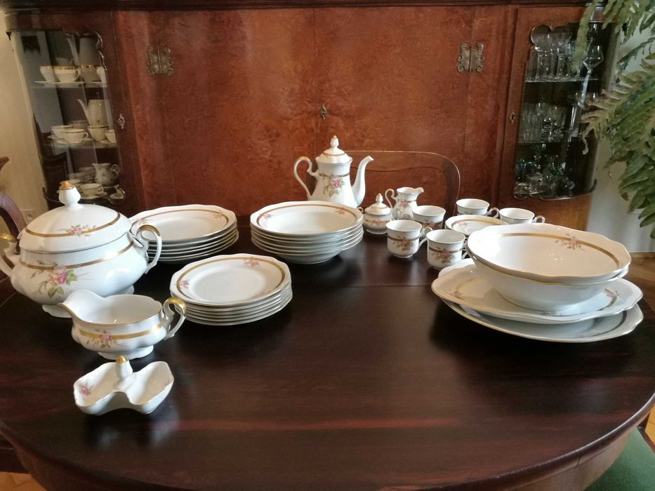 Zastawa obiadowa stołowa Serwis 6 osób Mary Anne