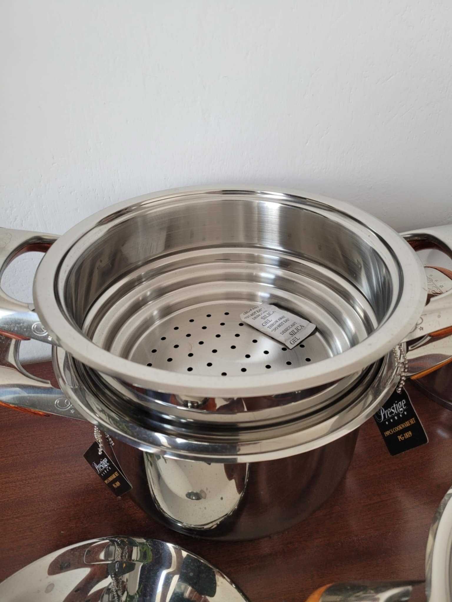 Zestaw garnków z serii Prestige Thermo Control