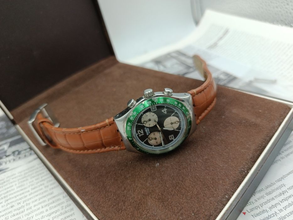 Zegarek Swatch swiss qartz chronograf