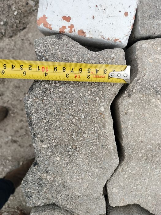 Blocos cimento 20x10x5 cm