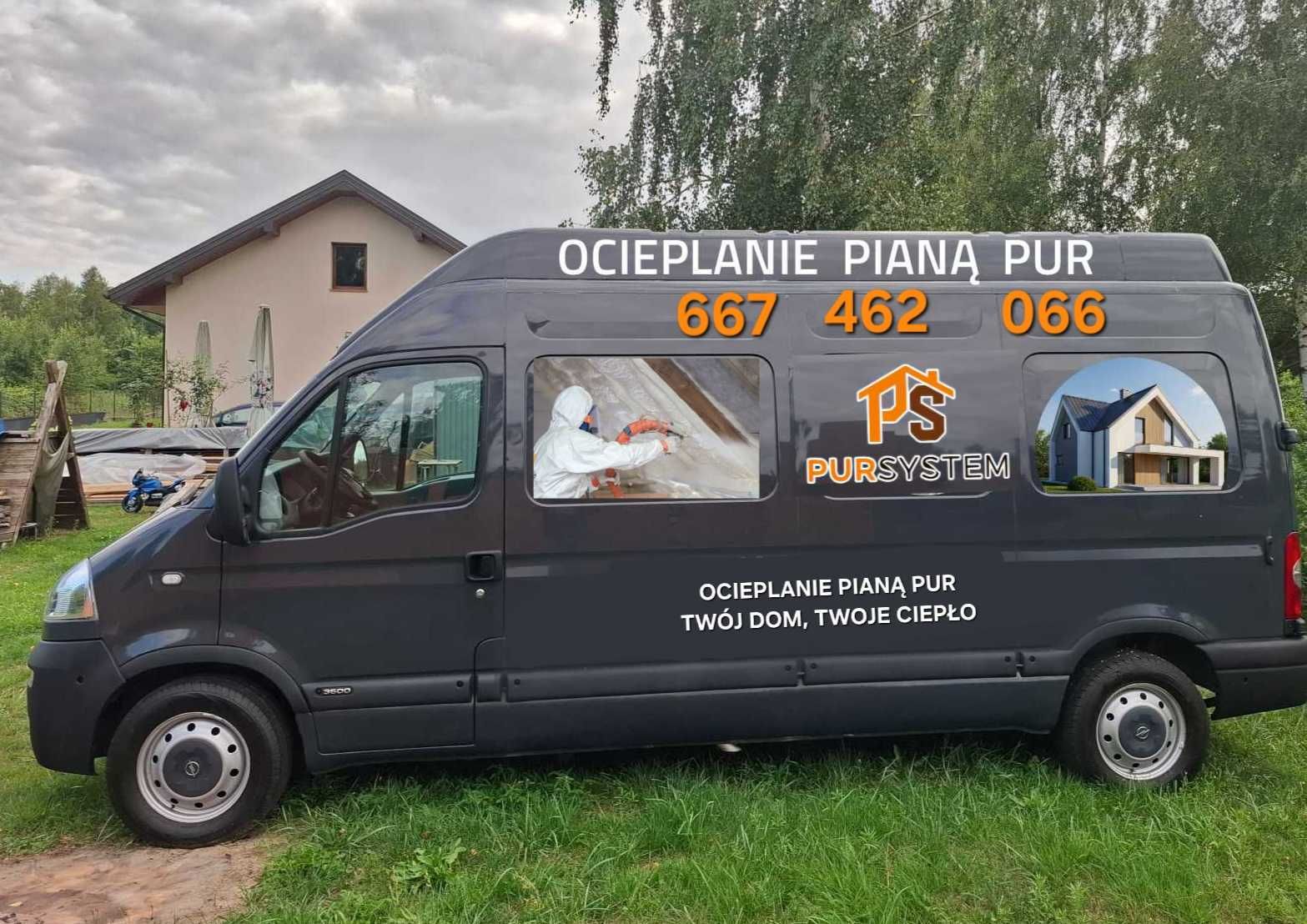 Ocieplanie poddasza pianą pur