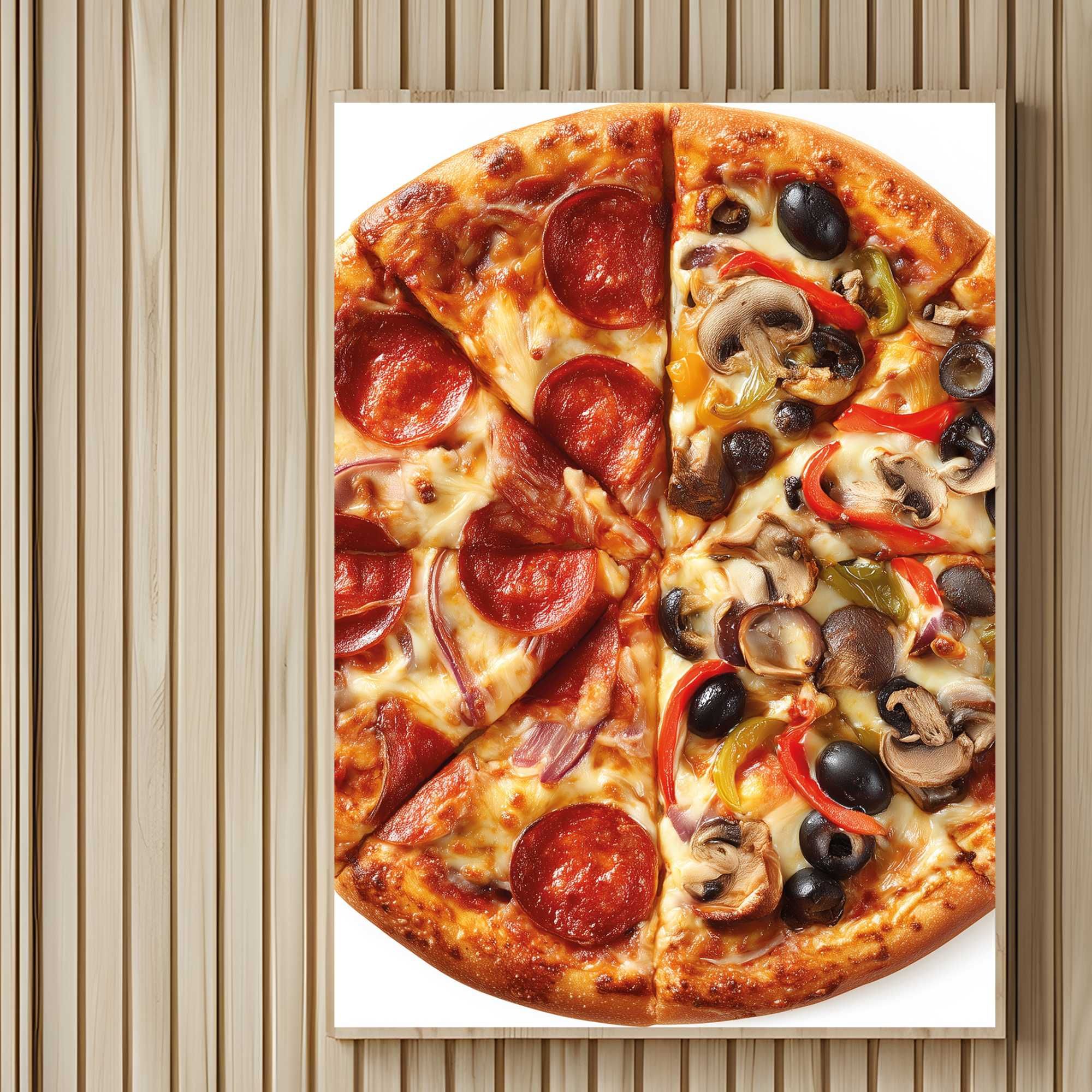 plakat pizza, plakat reklamowy pizza, obraz pizza, pizza