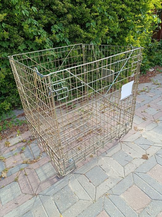 Kosz stalowy składany