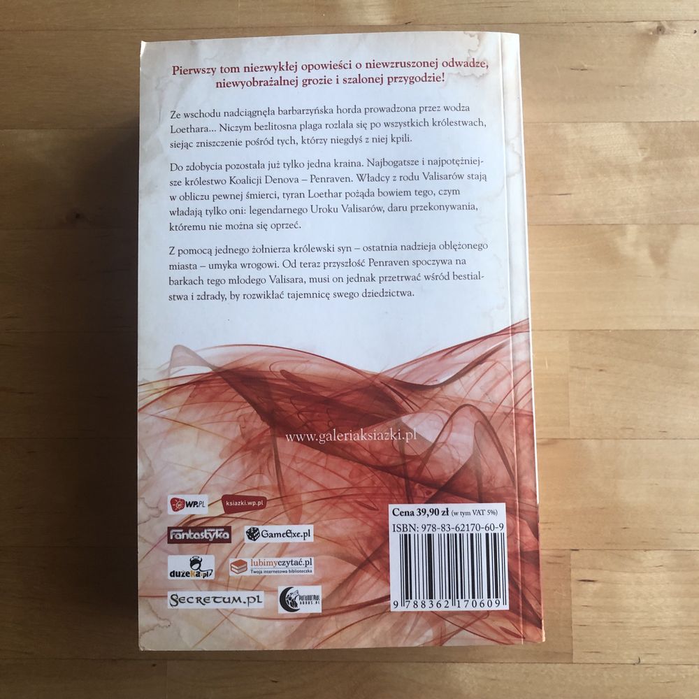 Książka Królewski Wygnaniec/ trylogia Valisarów - Fiona McIntosh