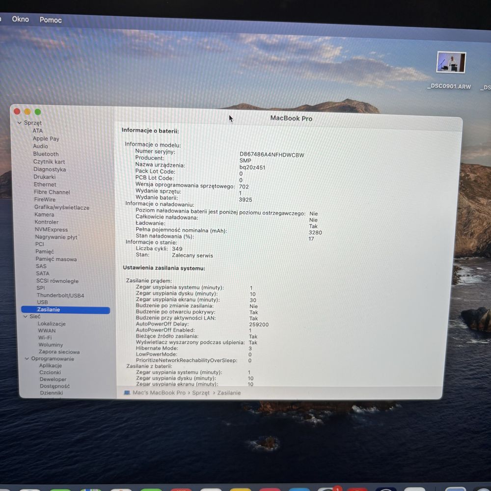 MacBook Pro 15” bardzo zadbany