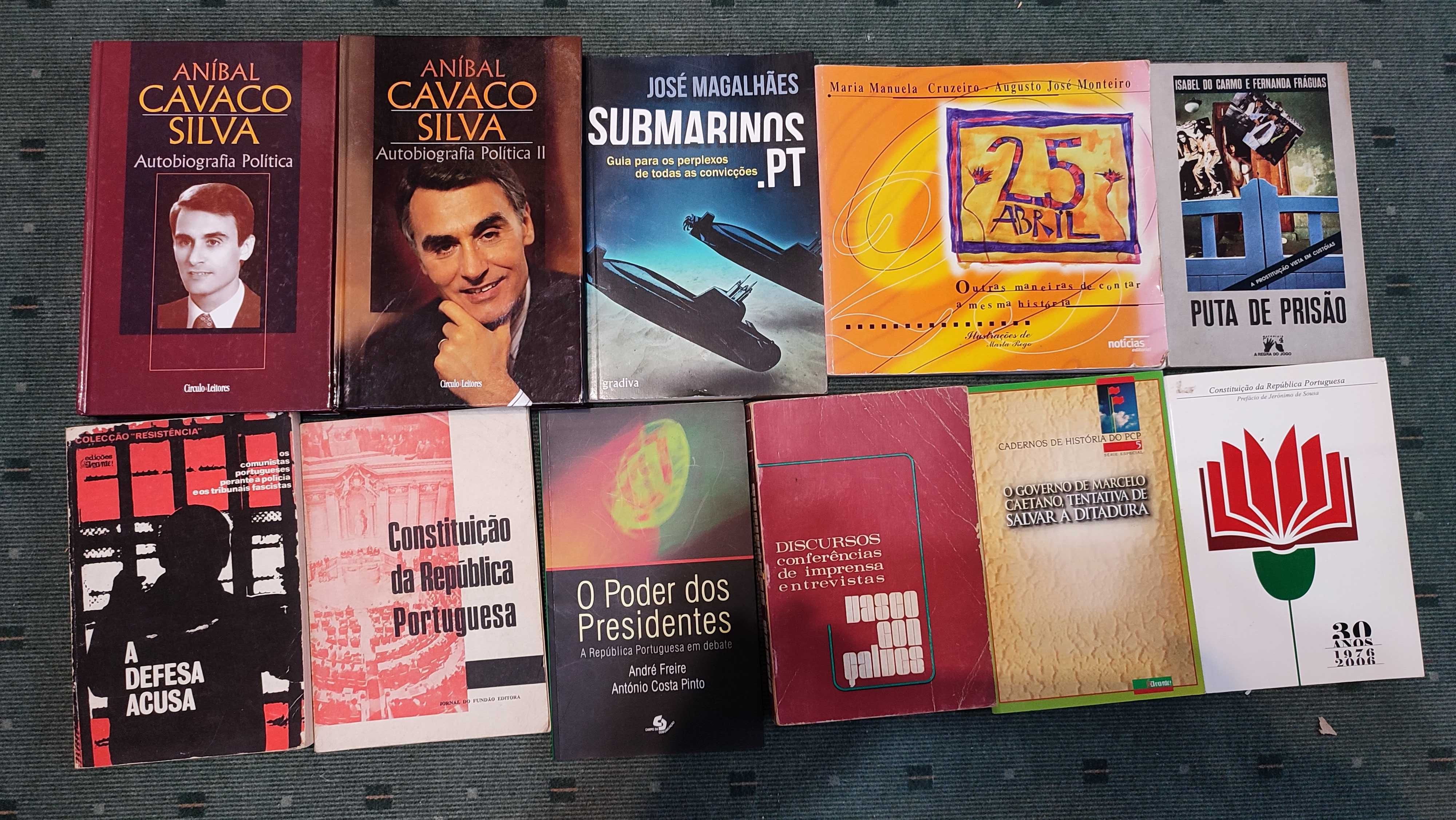 Lote 29 livros História e Politica Portugal