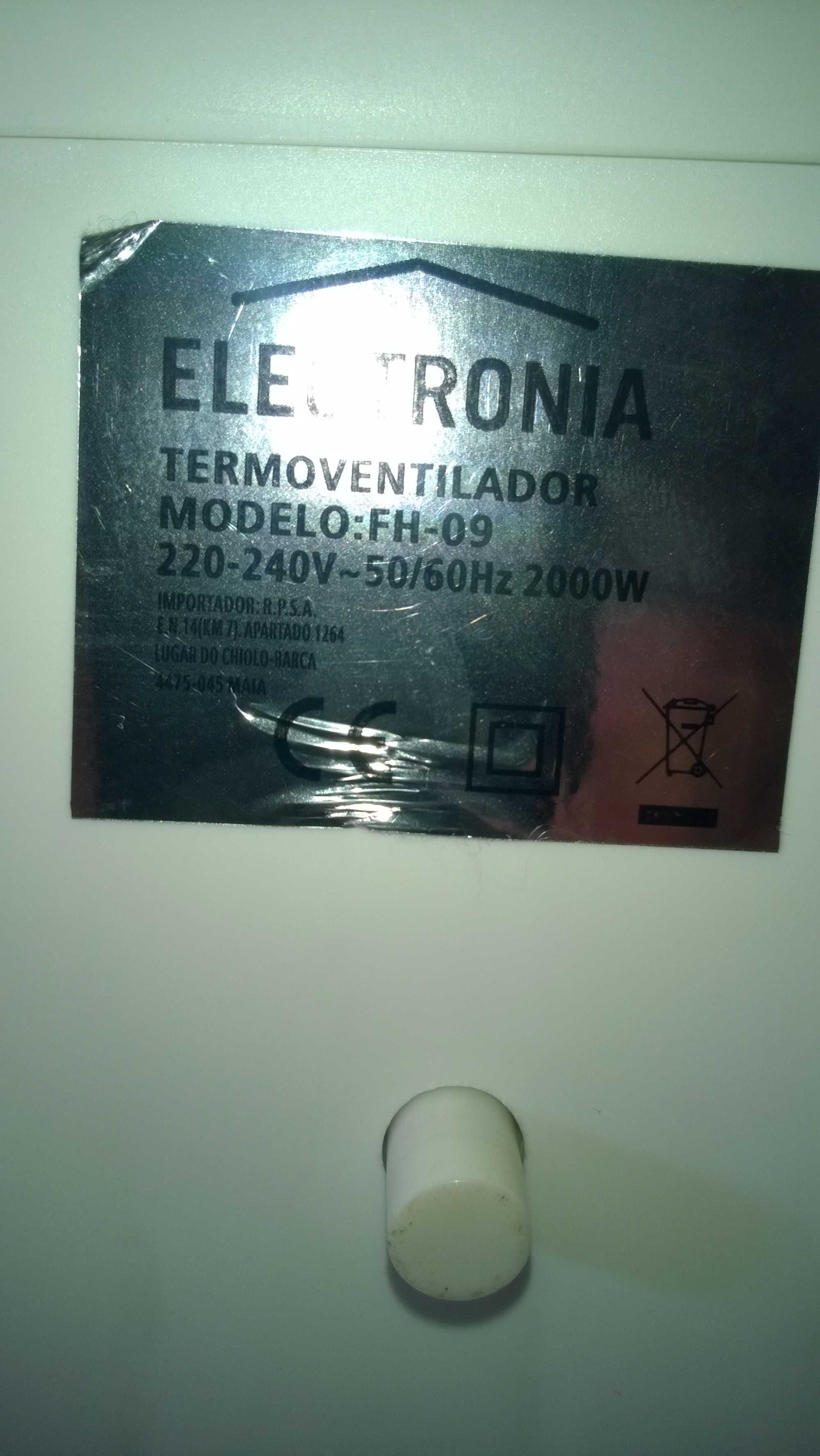 Termoventilador ELECTRONIA