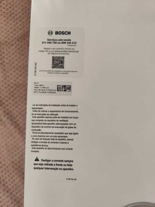 Esquentador BOSCH T4600F 11 KME