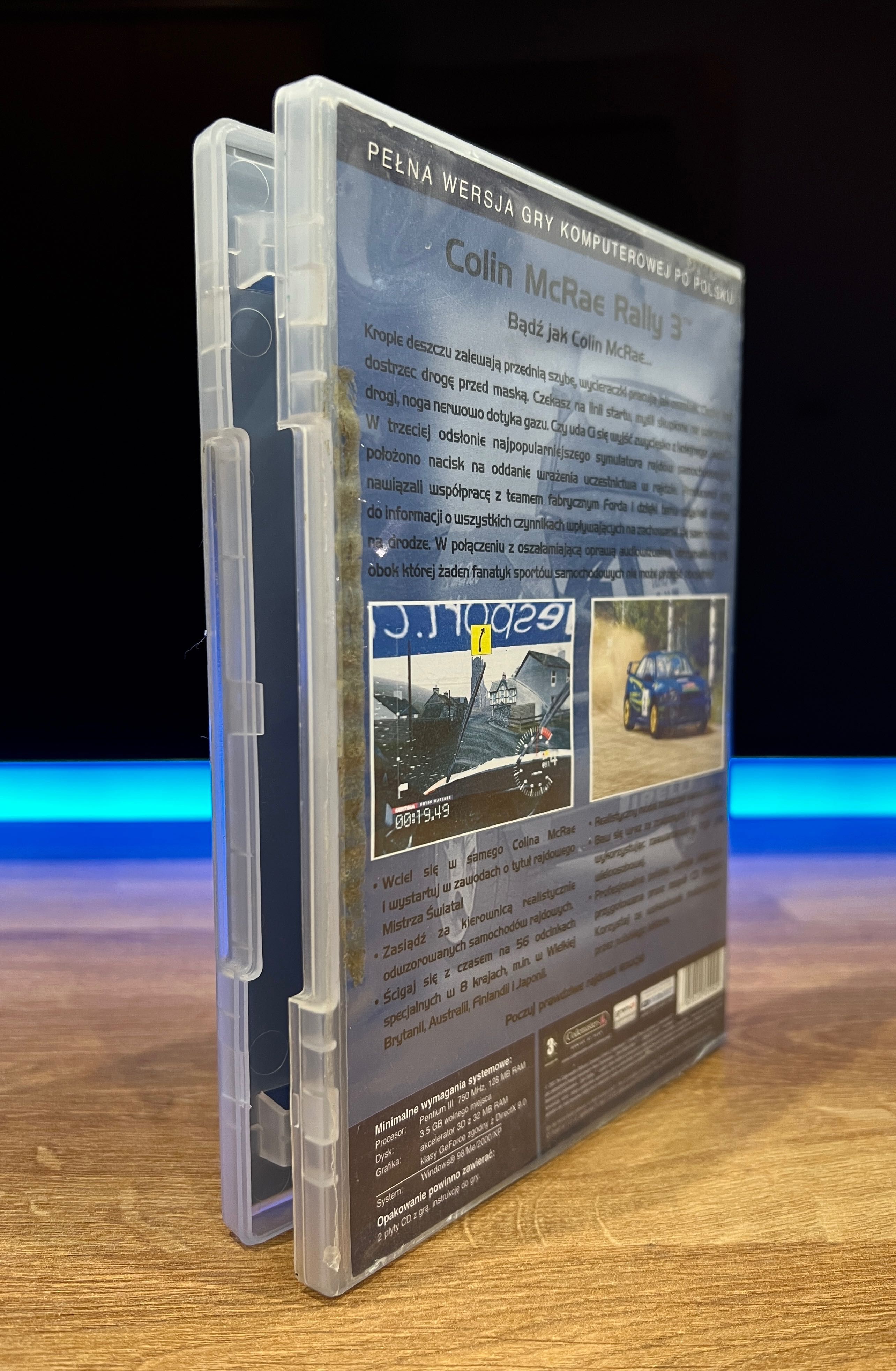 Colin McRae Rally 3 (PC PL 2003) DVD BOX polskie wydanie eXtra Klasyka