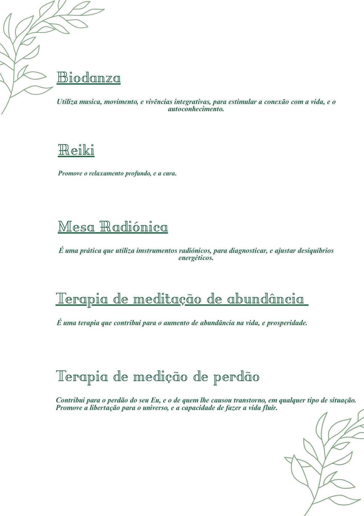 Terapias holísticas