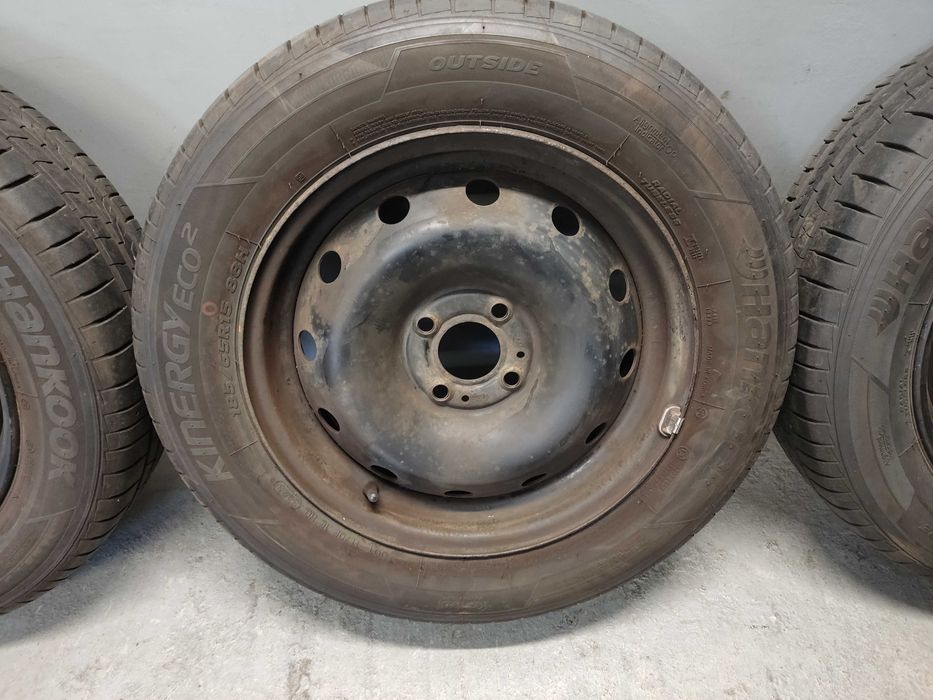 Koła stalowe 15 Renault Clio 4x100 Dacia Sandero 185/65R15, 2023 rok