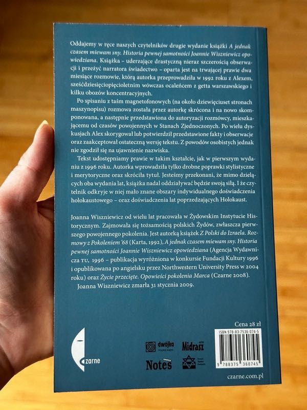 A jednak czasem miewam sny - Joanna Wiszniewicz
