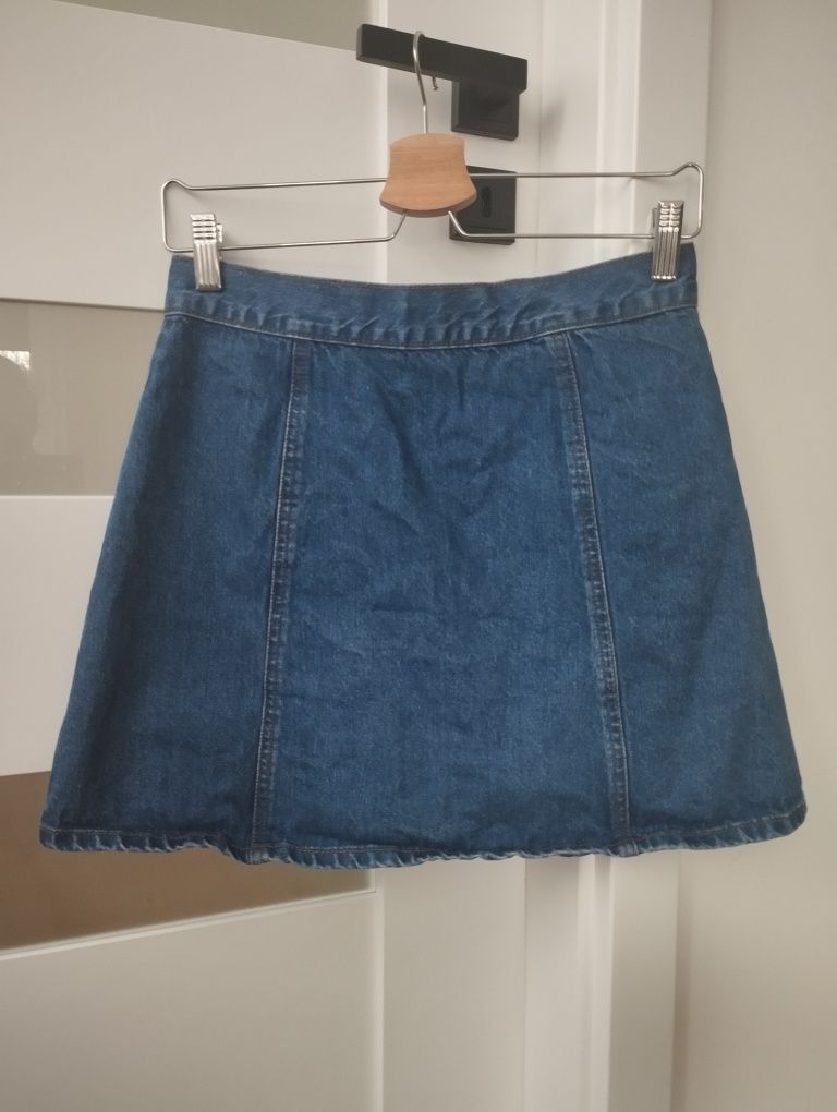 Spódnica jeansowa M 38 mini