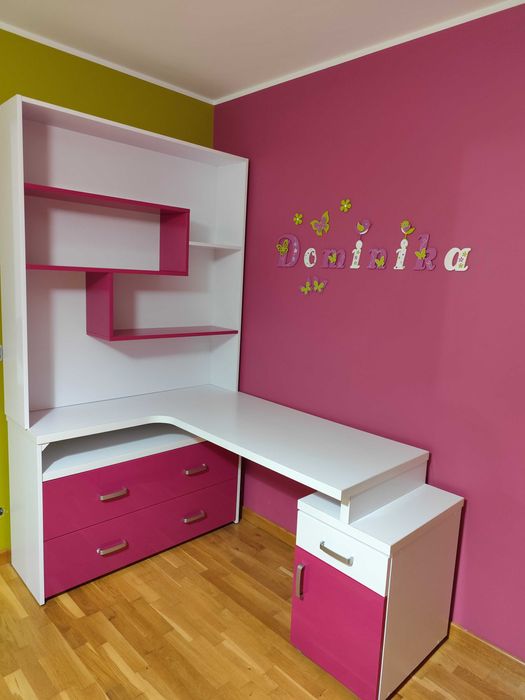 Biurko dla dziewczynki + kastlik