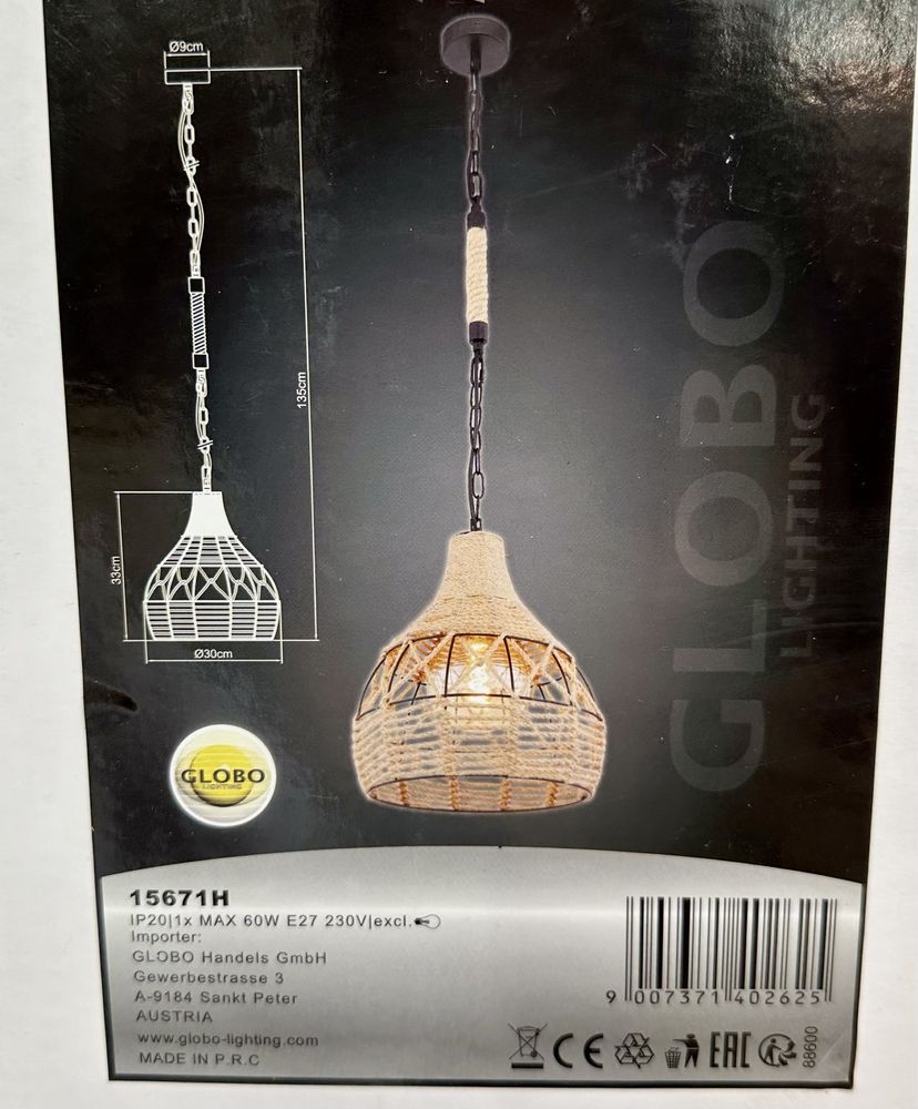 Nowa Lampa firmy Globo