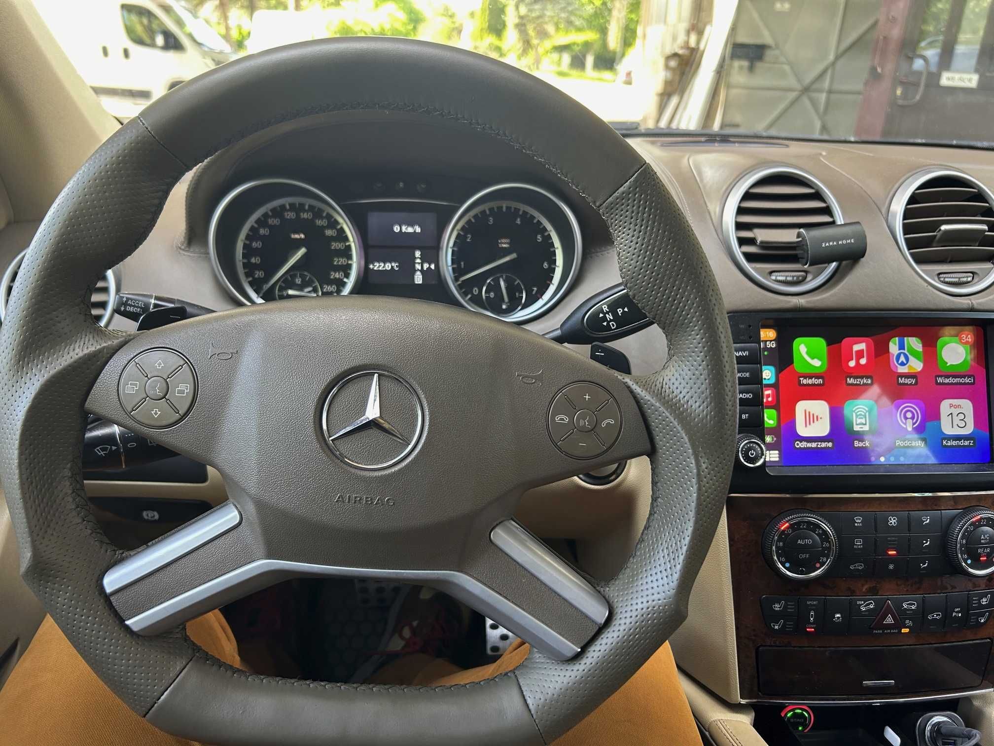 Mercedes GL550, gaz, bi-led projektory, car play, ideał, zamiana
