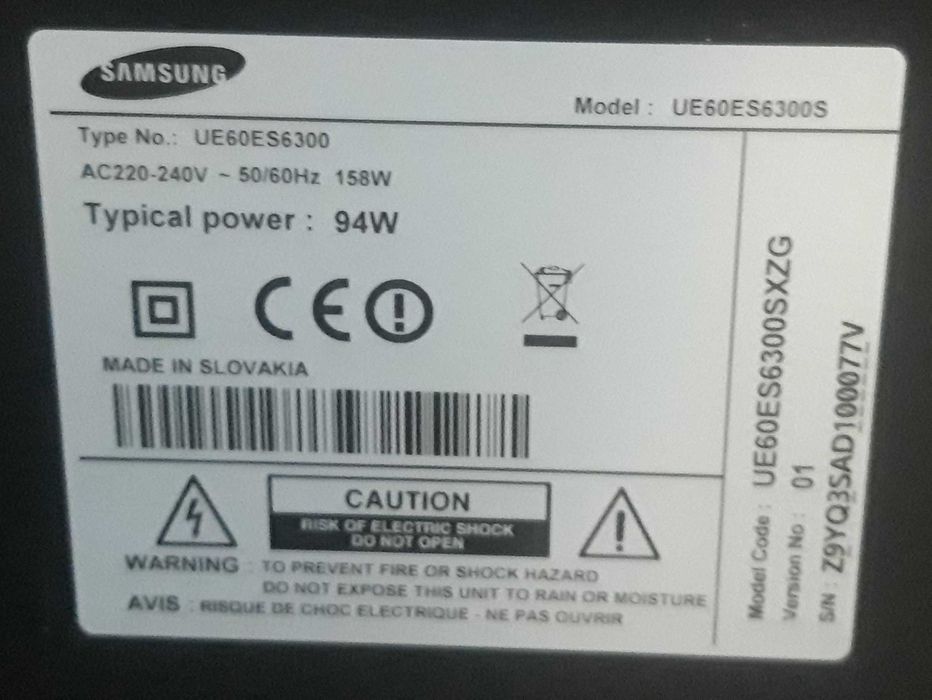 Płyta t-con logika BN41-018.16A tv Samsung UE60ES6300S