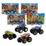 Hot Wheels. Monster Trucks Pojazd 1:64/2-pak plastikowa,255x166 mm