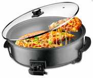 NOWA Patelnia do pizzy multicooker Cheffinger CF-PZP42 6L - ZESTAW