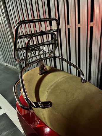 VESPA Bagażnik Tylny Do Modelu Primavera/Sprint Chromowany