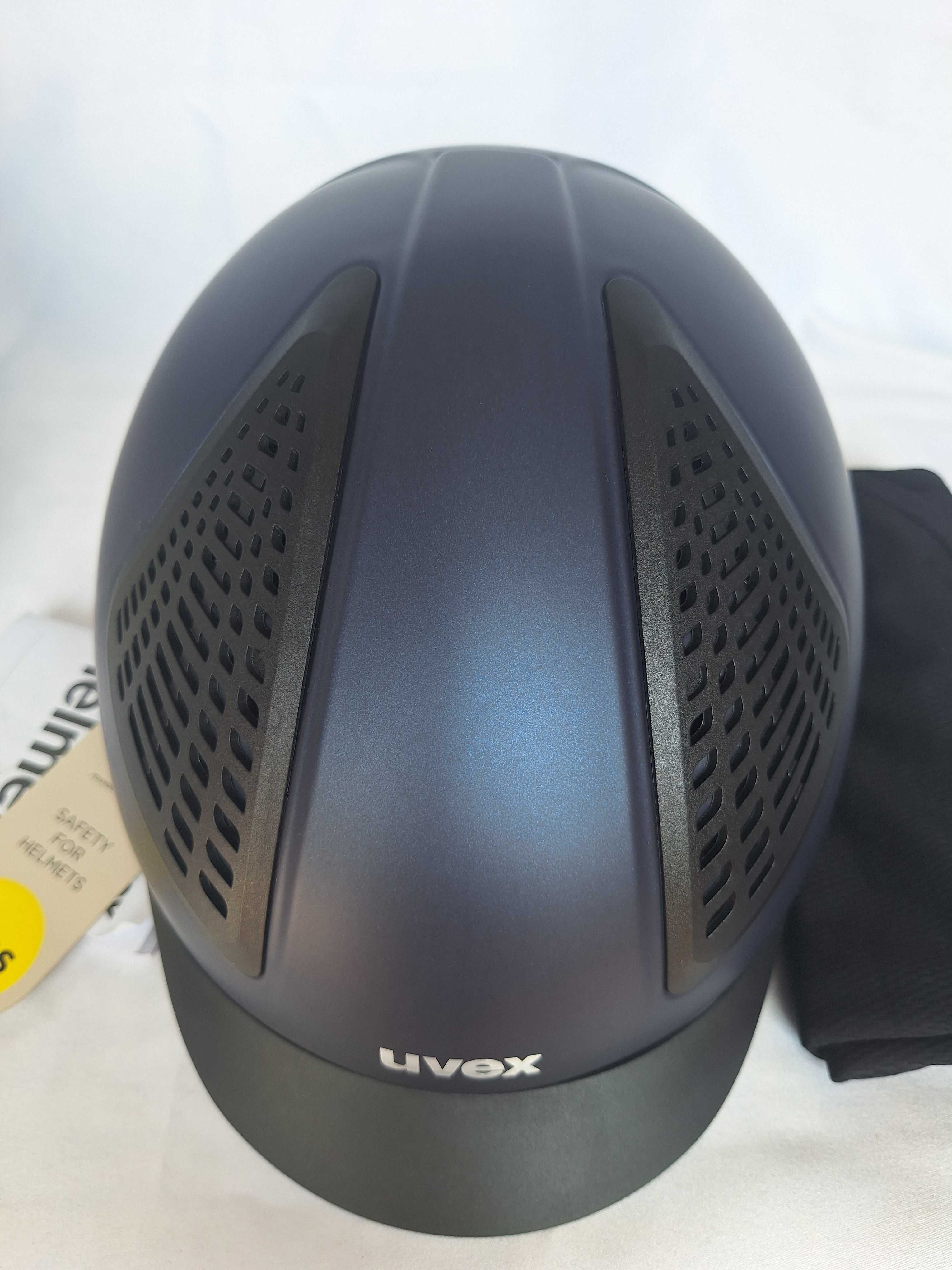 Kask jeździecki toczek Uvex Reithelm Exxential II Mips M/L 57-59cm