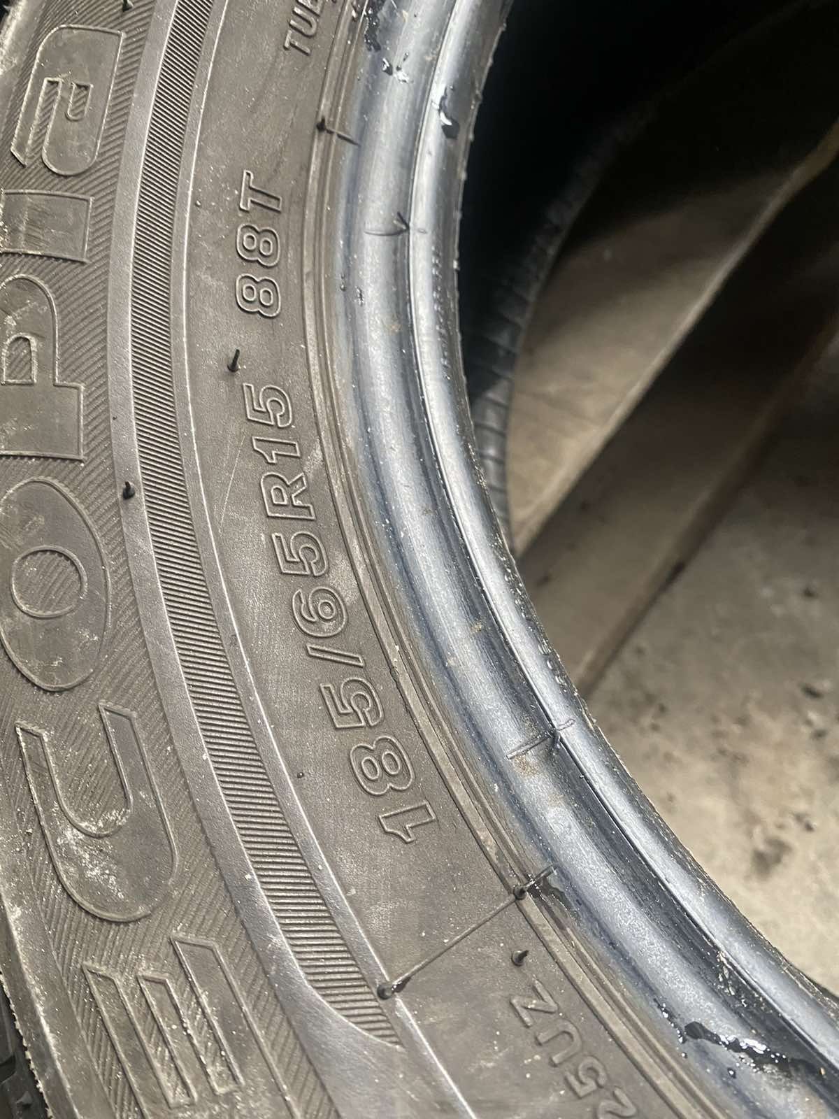 185.65.15 Bridgestone 4шт лето БУ склад шины резина из Европы 65 R15