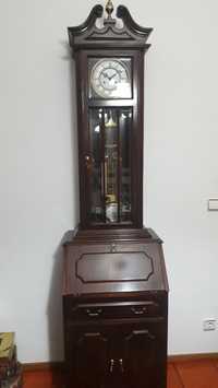Relógio Coluna com pesos e base secretária