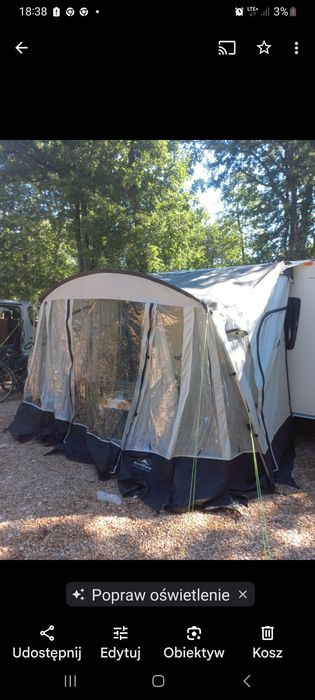 Sprzedam namiot do przyczepy kempingowej