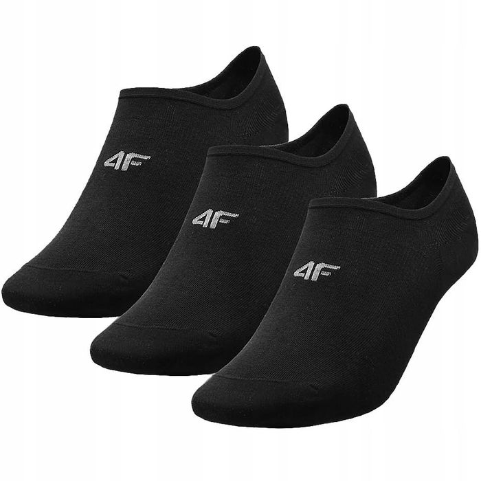 Skarpetki stopki 4F 3pack CZARNE (SOCM148 20) - 39-42 [WYSYŁKA 24H]