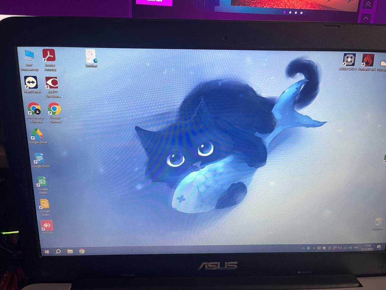 Asus 15.6 Full HD, Для работы и игр 940mx, i5 7200, 1TB HDD, 220 SSD