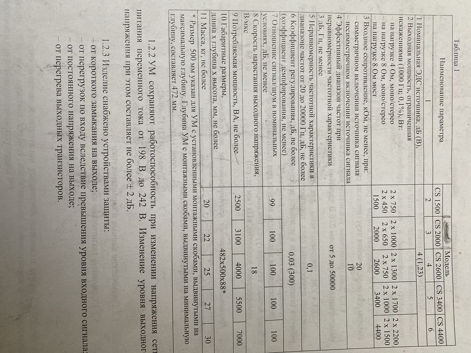 ТУрОВИЙ Підсилювач РЄК сs 2000