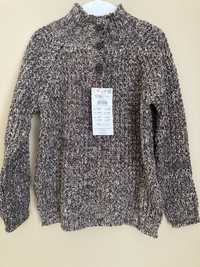 Nowy melanżowy sweter z golfem Reserved 116
