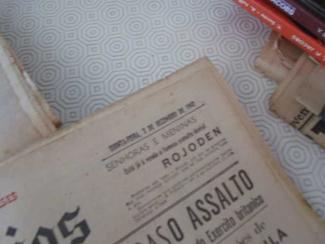 Jornal DN ano 1942 Mocidade Portuguesa Moncarapacho II Guerra Mundial